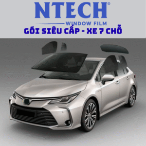 Phim Cách Nhiệt NTECH Gói Siêu Cấp Cho Xe 7 Chỗ