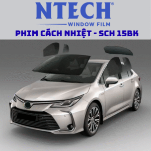 Phim Cách Nhiệt NTECH SCH 15BK Cho Kính Sườn Ô Tô