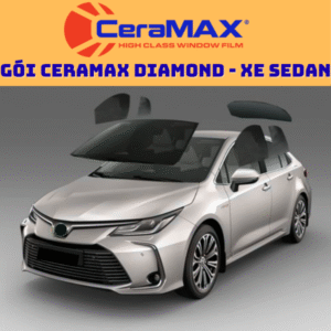 Phim Cách Nhiệt CeraMAX Gói Diamond Cho Xe Sedan