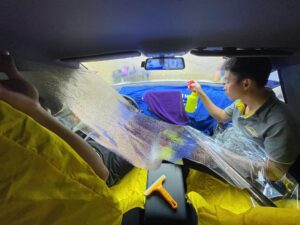 dán phim cách nhiệt xe hơi Cần giờ