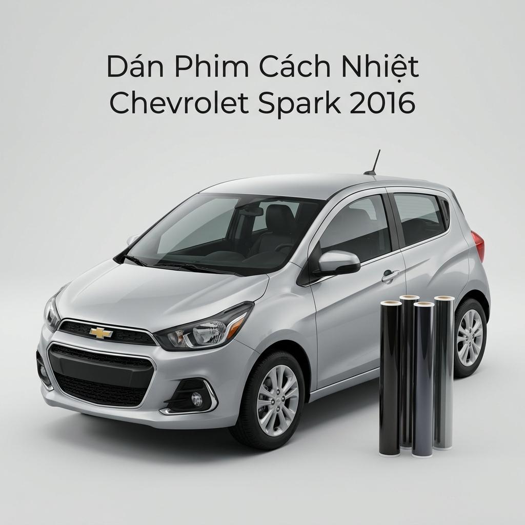 Dán Phim Cách Nhiệt Chevrolet Spark 2016 Chính Hãng Giá Tốt TPHCM chính hãng