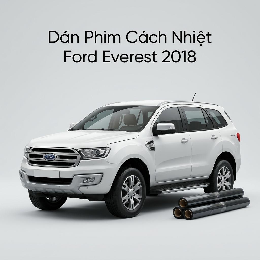 Dán Phim Cách Nhiệt Ford Everest 2018 Chính Hãng Cao Cấp Tại TPHCM chính hãng