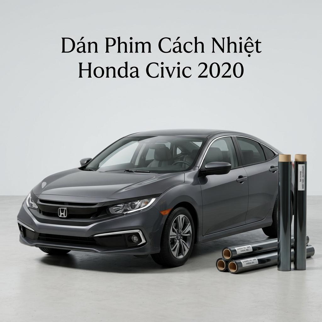 Dán Phim Cách Nhiệt Honda Civic 2020 Chính Hãng Giá Tốt TPHCM chính hãng