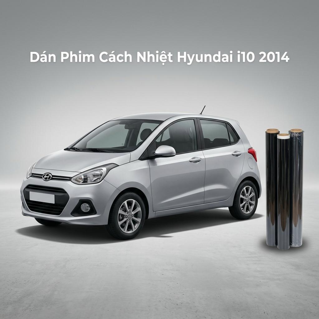 Dán Phim Cách Nhiệt Hyundai I10 2014 Chính Hãng - Lắp Đặt Tận Nơi TPHCM chính hãng