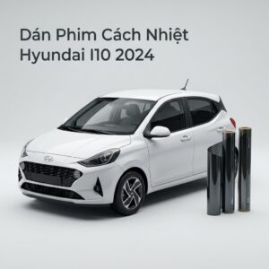 Dán Phim Cách Nhiệt Hyundai i10 2024 Chính Hãng - Lắp Đặt Tận Nơi TPHCM