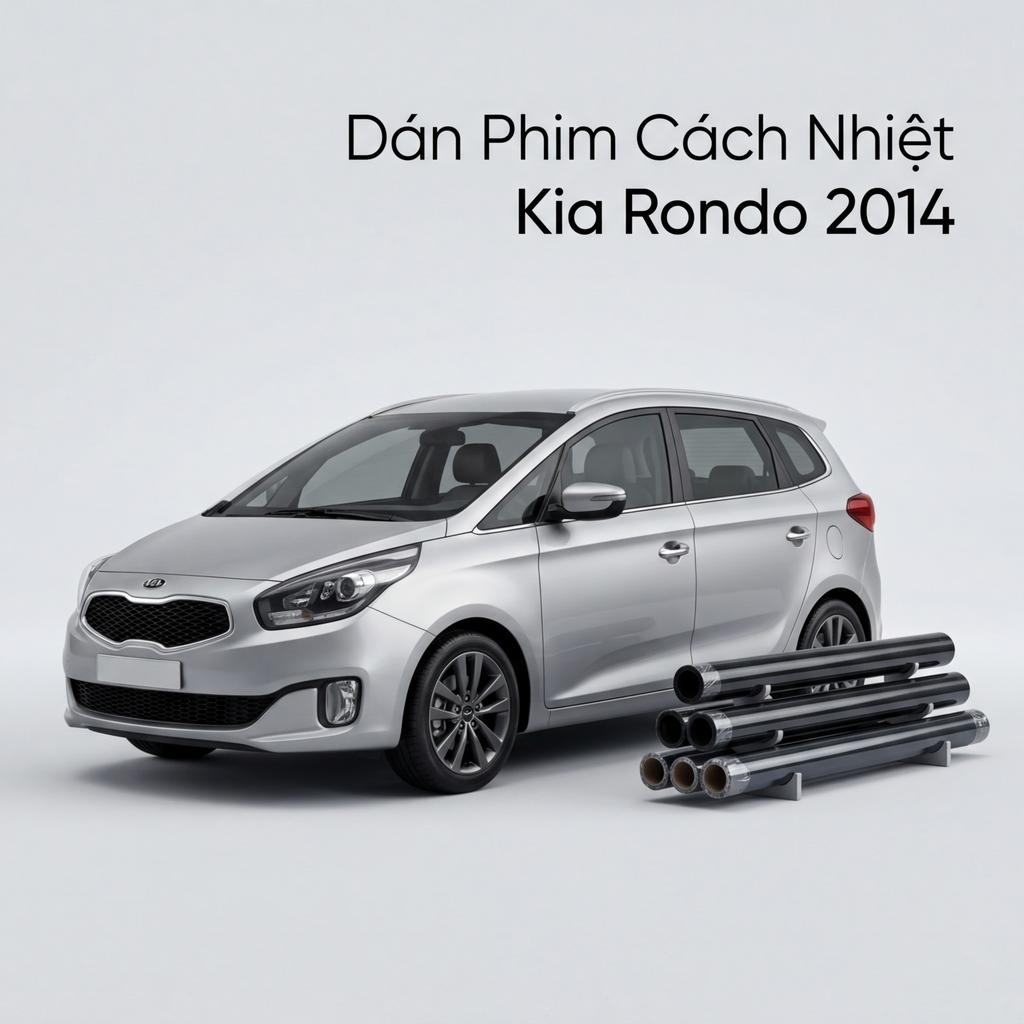 Dán Phim Cách Nhiệt Kia Rondo 2014 Chính Hãng Uy Tín TPHCM chính hãng