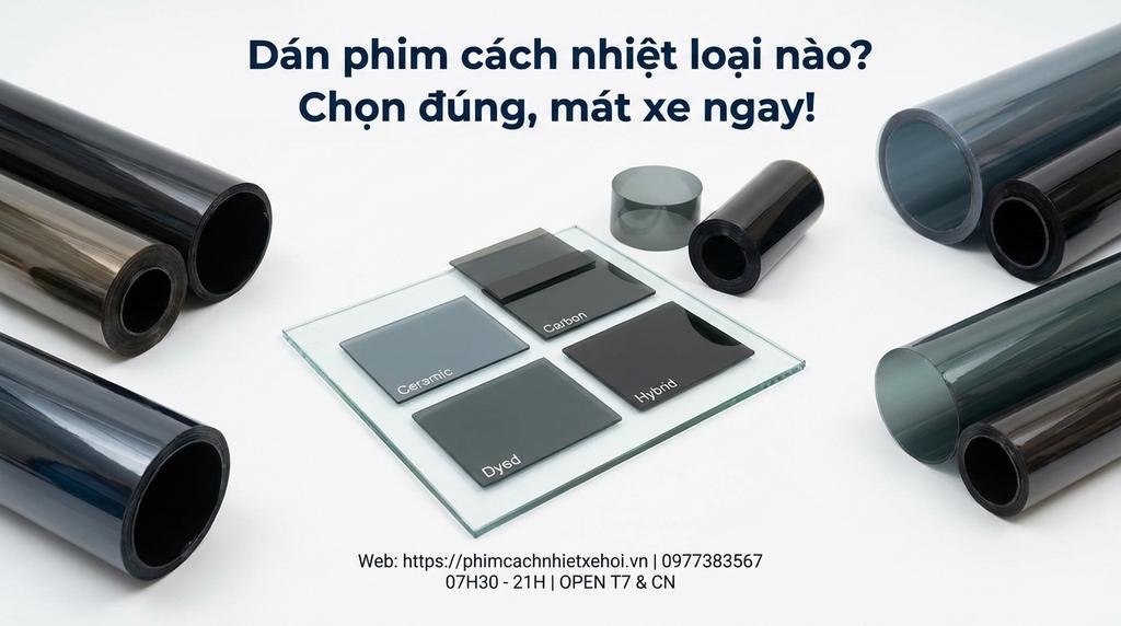 Dán phim cách nhiệt loại nào? Chọn đúng, mát xe ngay!