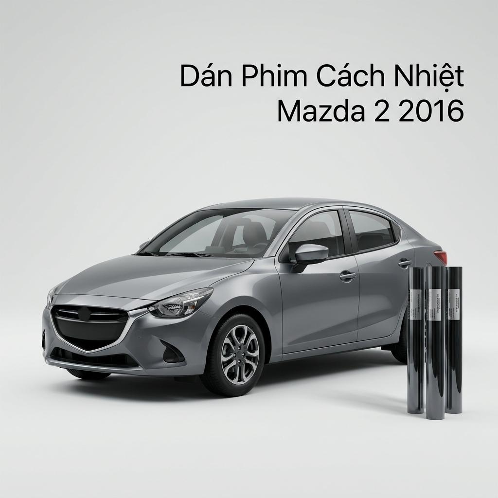 Dán Phim Cách Nhiệt Mazda 2 2016 Chính Hãng Giá Tốt Tại TPHCM chính hãng