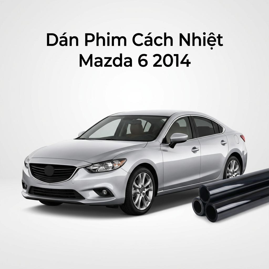 Dán Phim Cách Nhiệt Mazda 6 2014 Chính Hãng - Lắp Đặt Tận Nơi TPHCM chính hãng