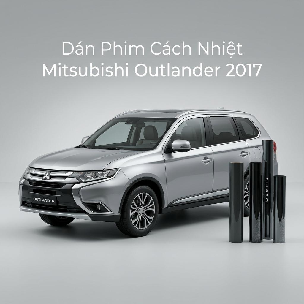 Dán Phim Cách Nhiệt Mitsubishi Outlander 2017 Chuyên Nghiệp TPHCM chính hãng