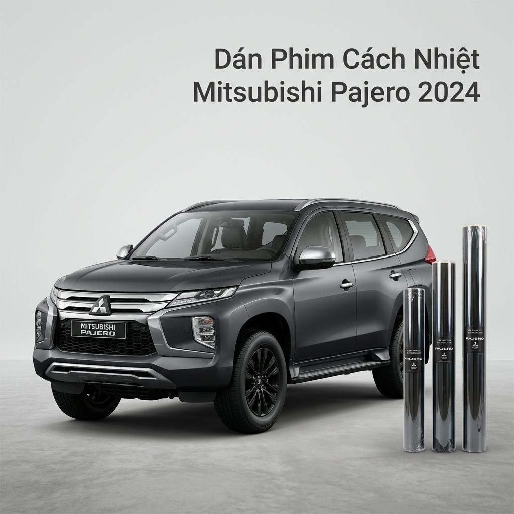 Dán Phim Cách Nhiệt Mitsubishi Pajero 2024 Chính Hãng Uy Tín TPHCM chính hãng