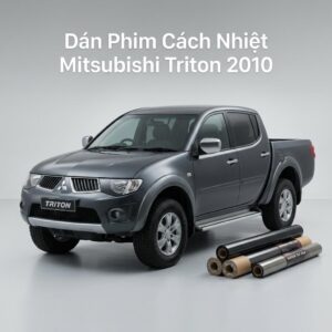 Dán Phim Cách Nhiệt Mitsubishi Triton 2010 Chính Hãng TPHCM
