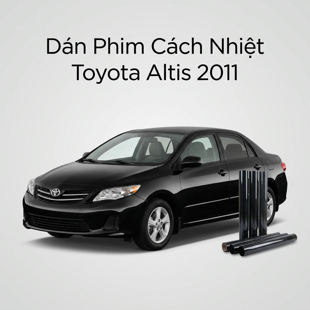 Dán Phim Cách Nhiệt Toyota Altis 2011 Chính Hãng Uy Tín TPHCM chính hãng