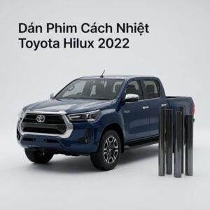Dán Phim Cách Nhiệt Toyota Hilux 2022 Cao Cấp Chính Hãng Tại TPHCM