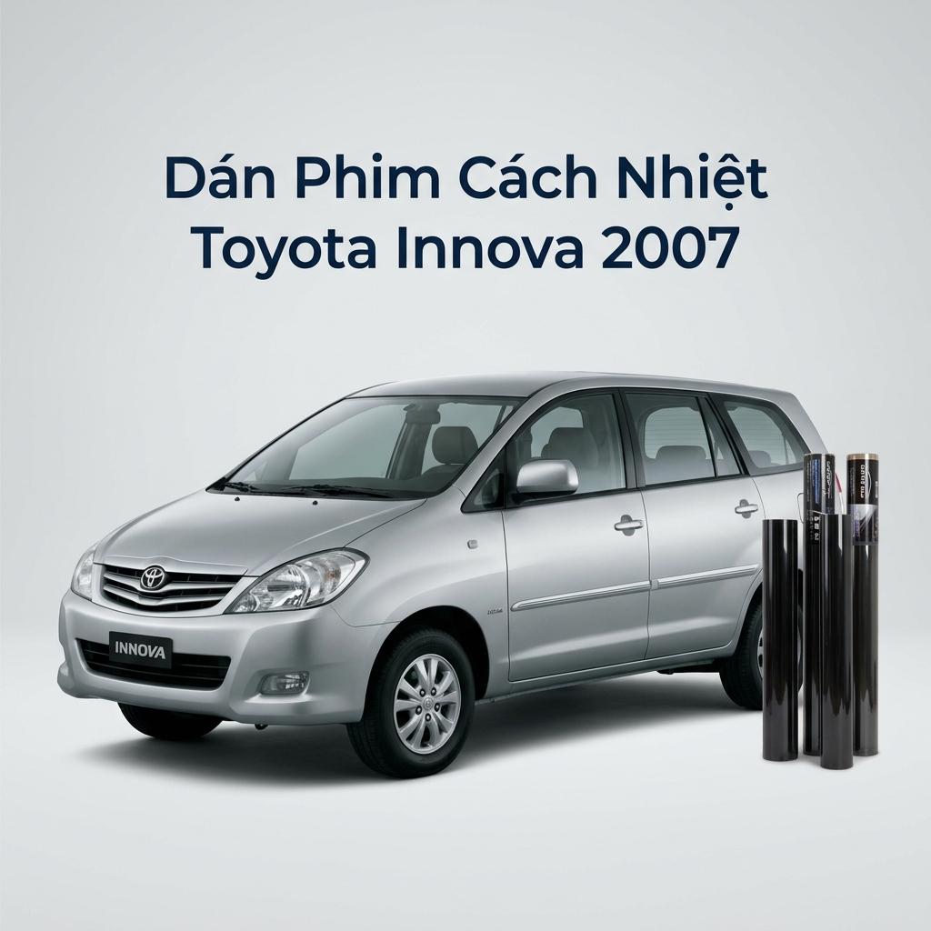 Dán Phim Cách Nhiệt Toyota Innova 2007 Uy Tín Chất Lượng Tại TPHCM chính hãng