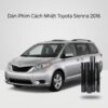 Dán Phim Cách Nhiệt Toyota Sienna 2016 Chuyên Nghiệp Cao Cấp Tại TPHCM