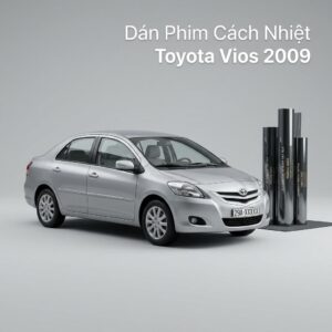 Dán Phim Cách Nhiệt Toyota Vios 2009 Giải Pháp Chống Nóng Chính Hãng