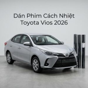 Dán Phim Cách Nhiệt Toyota Vios 2026 Cao Cấp Chính Hãng Tại TPHCM