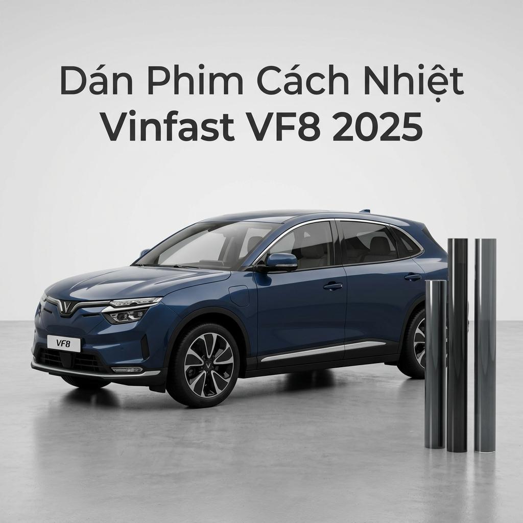 Dán Phim Cách Nhiệt Vinfast VF8 2025 Chính Hãng Cao Cấp Tại TPHCM chính hãng