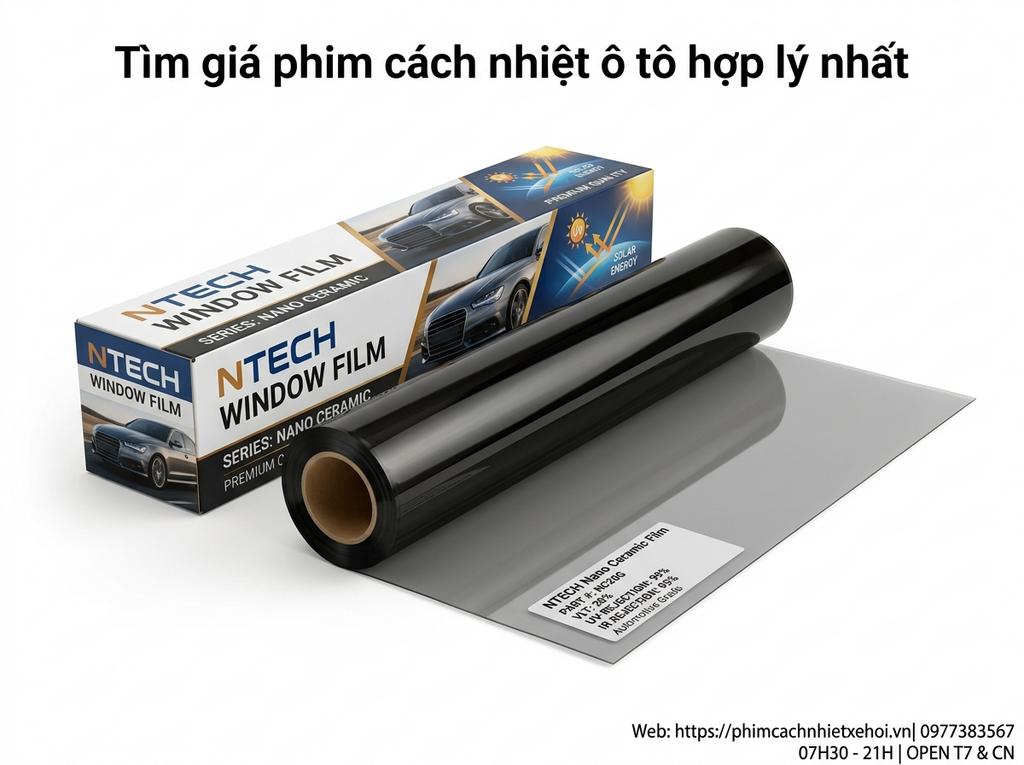 Tìm giá phim cách nhiệt ô tô hợp lý nhất