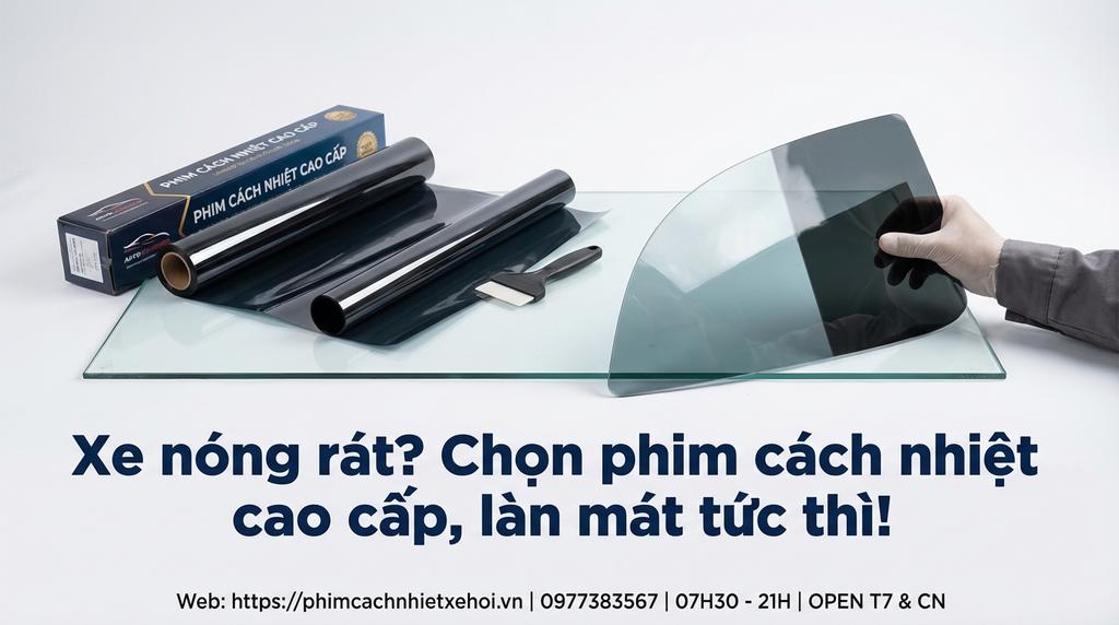 Xe nóng rát? Chọn phim cách nhiệt cao cấp, làm mát tức thì!