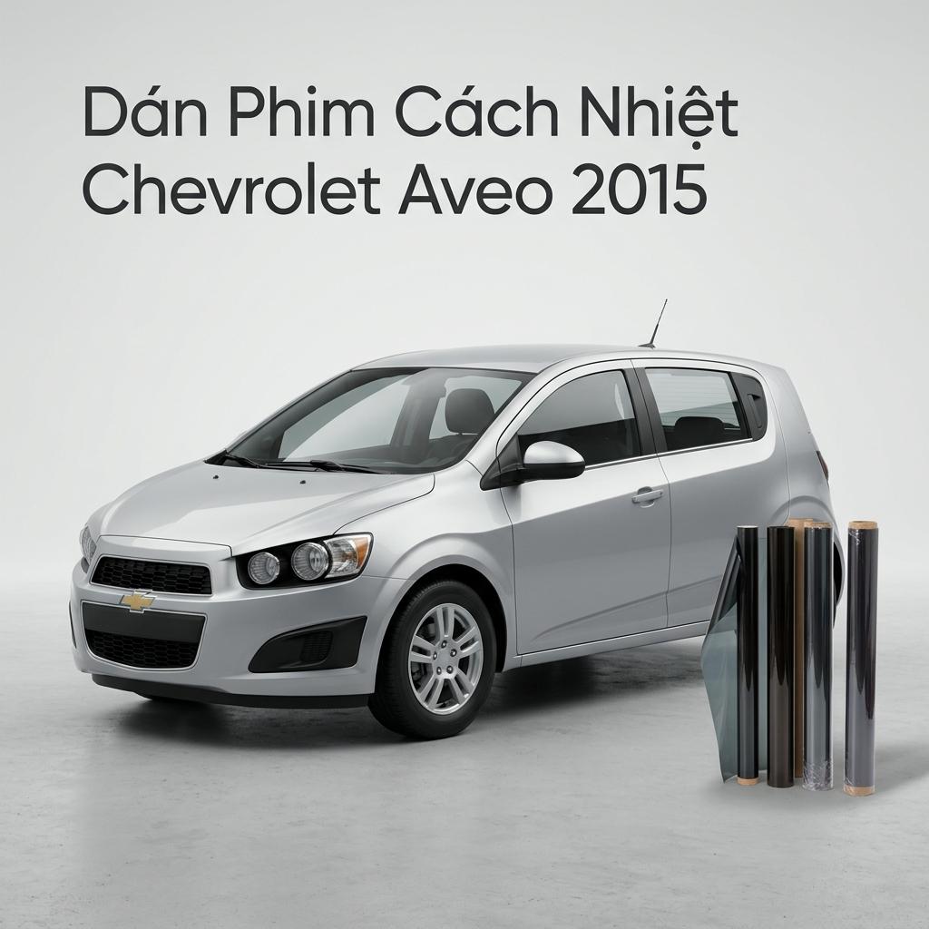 Dán Phim Cách Nhiệt Chevrolet Aveo 2015 Lắp Đặt Tận Nơi Uy Tín chính hãng