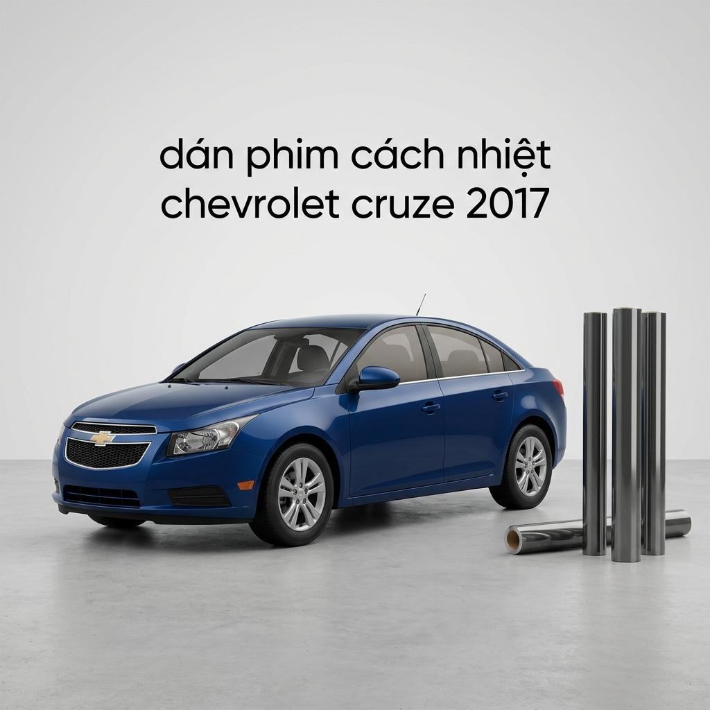 Dán Phim Cách Nhiệt Chevrolet Cruze 2017 Chuyên Nghiệp Lắp Đặt Tận Nơi chính hãng