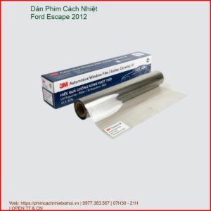Dán Phim Cách Nhiệt Ford Escape 2012 Chính Hãng Uy Tín Tại TPHCM