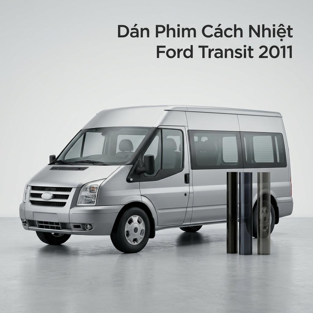 Dán Phim Cách Nhiệt Ford Transit 2011 Chính Hãng Uy Tín TPHCM chính hãng