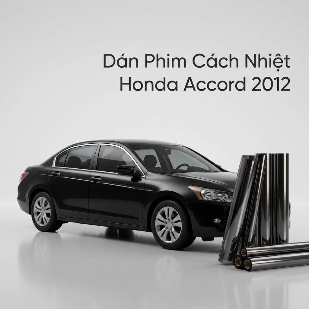 Dán Phim Cách Nhiệt Honda Accord 2012 Dịch Vụ Lắp Đặt Tận Nơi Uy Tín chính hãng