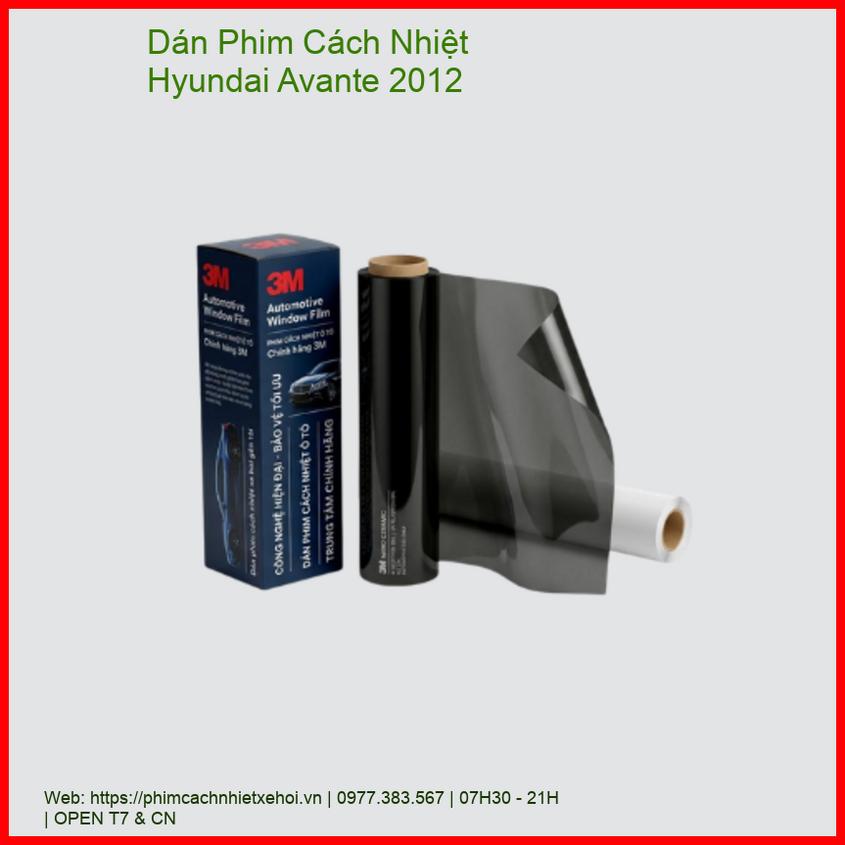 Dán Phim Cách Nhiệt Hyundai Avante 2012 Thi Công Chuyên Nghiệp TPHCM chính hãng