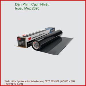 Dán Phim Cách Nhiệt Isuzu Mux 2020 Chính Hãng, Lắp Đặt Tận Nơi TPHCM