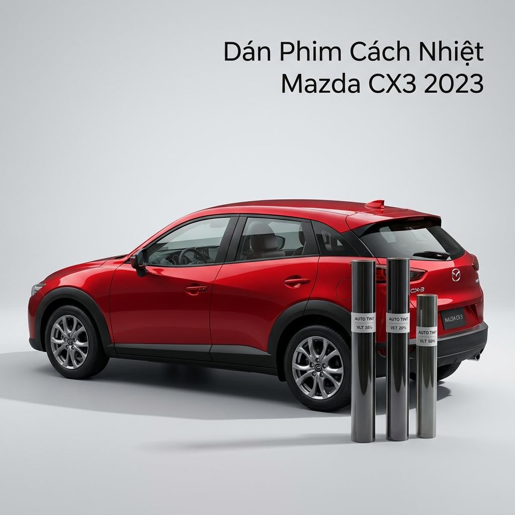 Dán Phim Cách Nhiệt Mazda CX3 2023 Chính Hãng Cao Cấp Tại TPHCM chính hãng