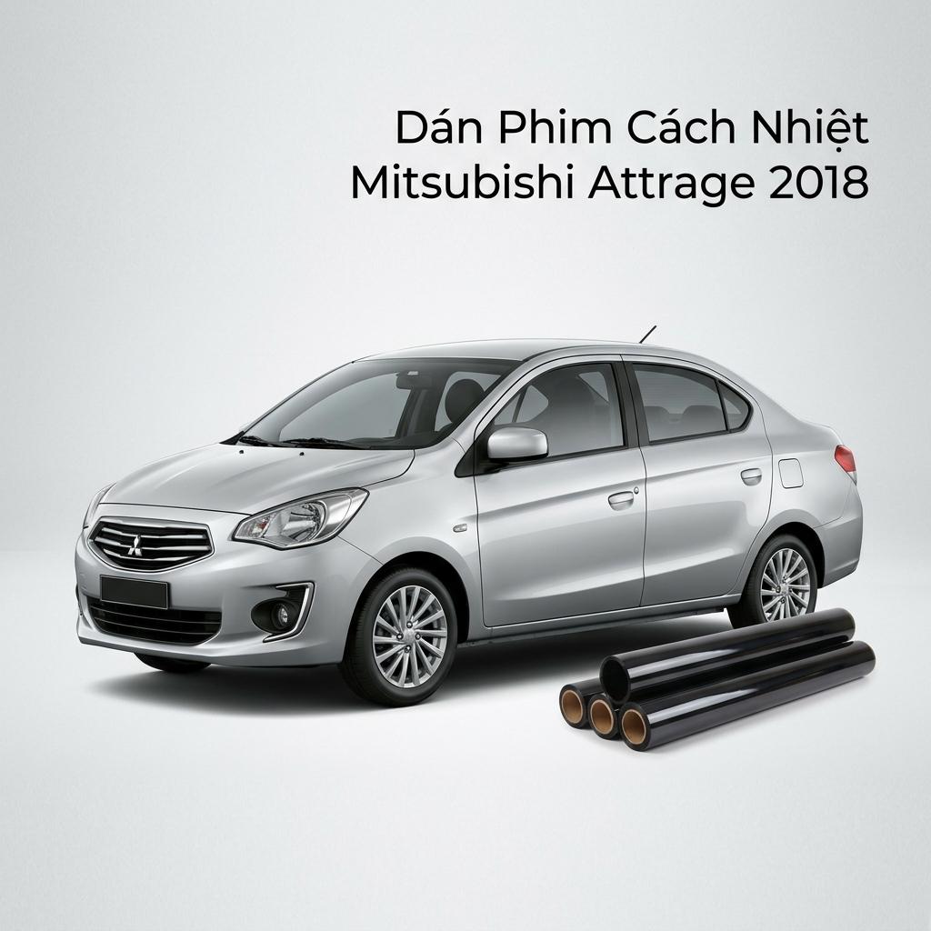 Dán Phim Cách Nhiệt Mitsubishi Attrage 2018 Chính Hãng Giá Tốt chính hãng