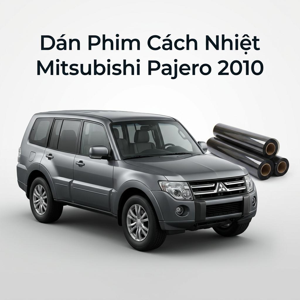 Dán Phim Cách Nhiệt Mitsubishi Pajero 2010 Chính Hãng Uy Tín chính hãng