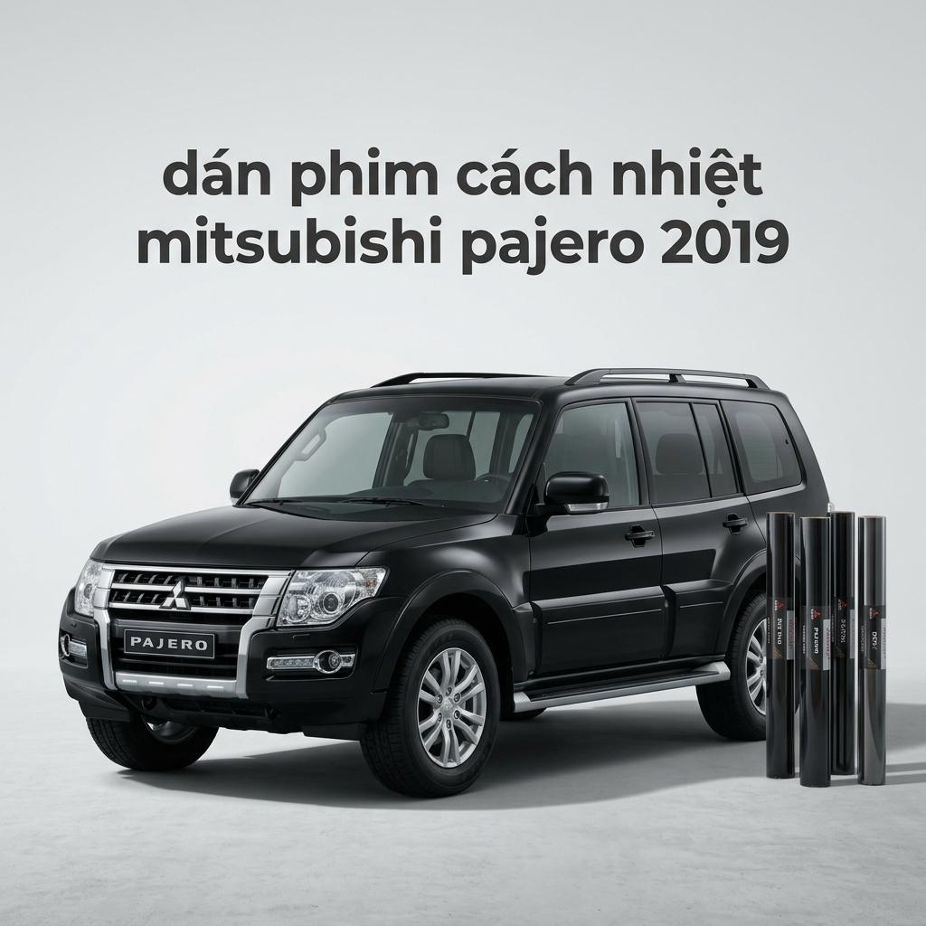 Dán Phim Cách Nhiệt Mitsubishi Pajero 2019 Lắp Đặt Tận Nơi Uy Tín chính hãng