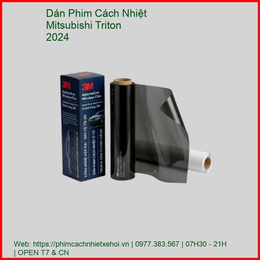 Dán Phim Cách Nhiệt Mitsubishi Triton 2024 Chuyên Nghiệp Chính Hãng chính hãng