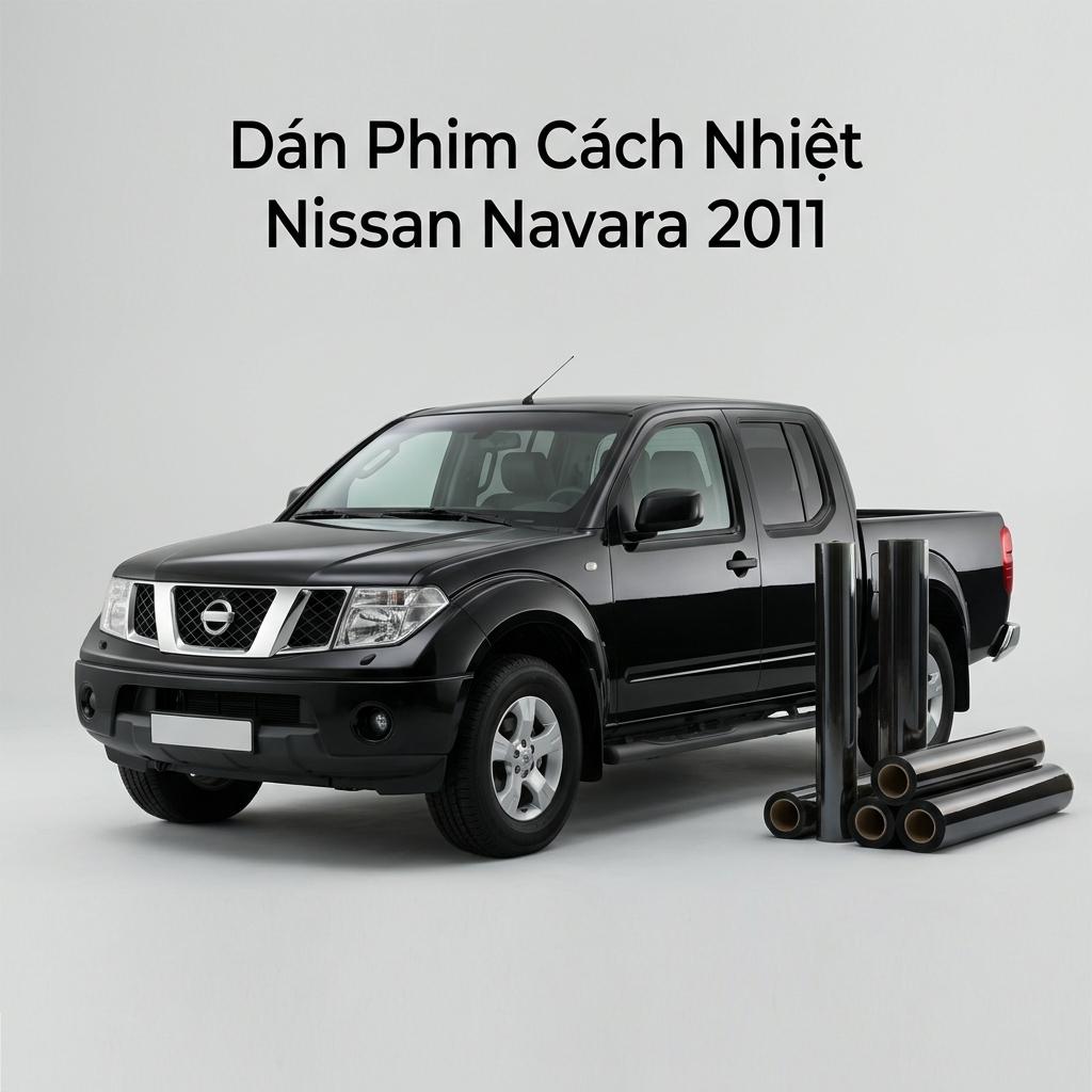 Dán Phim Cách Nhiệt Nissan Navara 2011 Chính Hãng Uy Tín TPHCM chính hãng