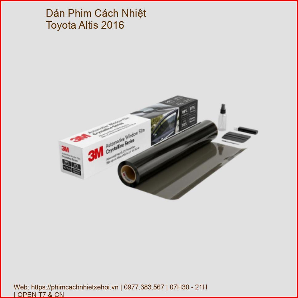 Dán Phim Cách Nhiệt Toyota Altis 2016 Chính Hãng Giá Tốt Tại TPHCM chính hãng
