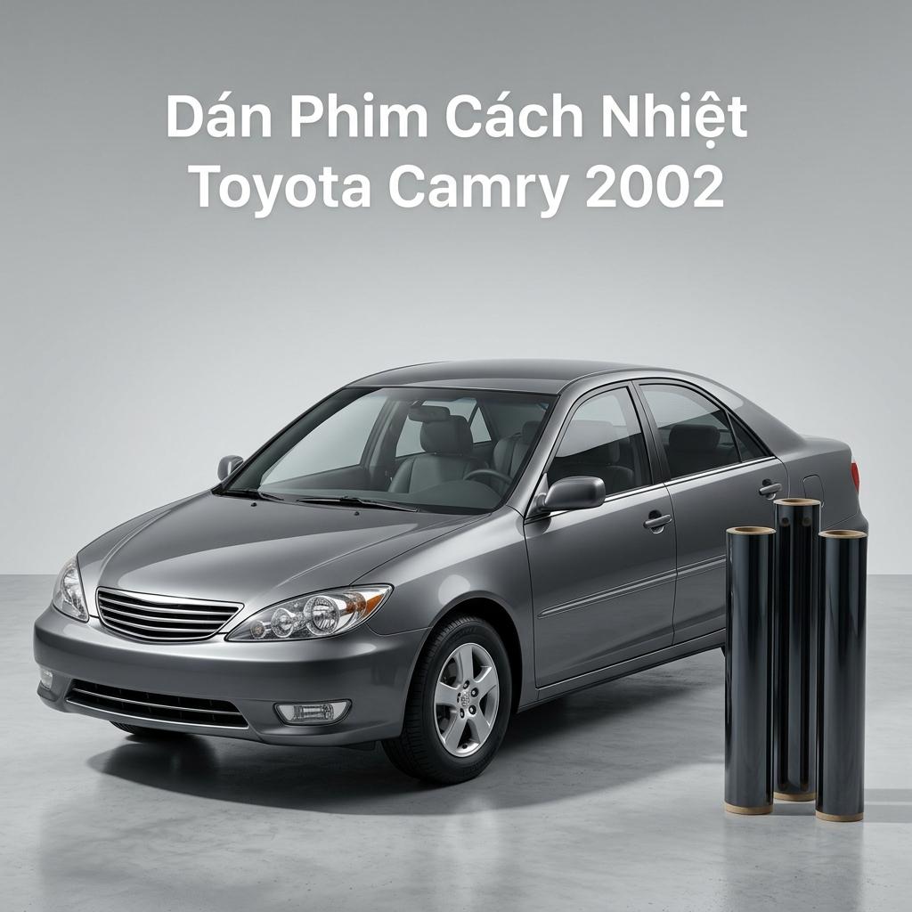 Dán Phim Cách Nhiệt Toyota Camry 2002 Lắp Đặt Tận Nơi Uy Tín chính hãng