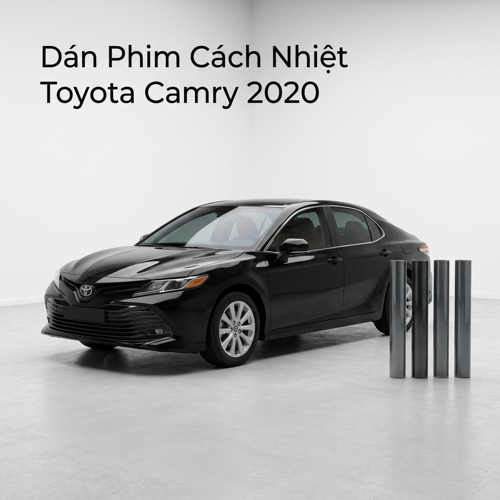 Dán Phim Cách Nhiệt Toyota Camry 2020 Chính Hãng, Lắp Đặt Tận Nơi TPHCM chính hãng