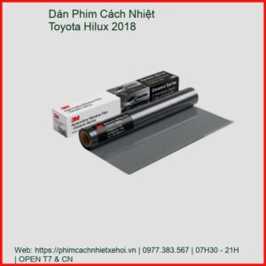 Dán Phim Cách Nhiệt Toyota Hilux 2018 Chính Hãng Lắp Đặt Tận Nơi