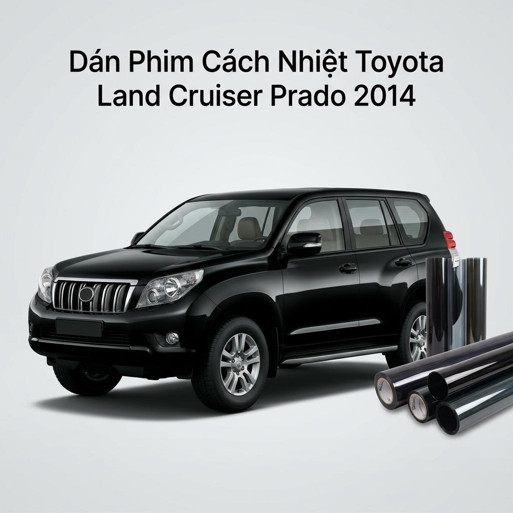 Dán Phim Cách Nhiệt Toyota Land Cruiser Prado 2014 Lắp Đặt Tận Nơi chính hãng