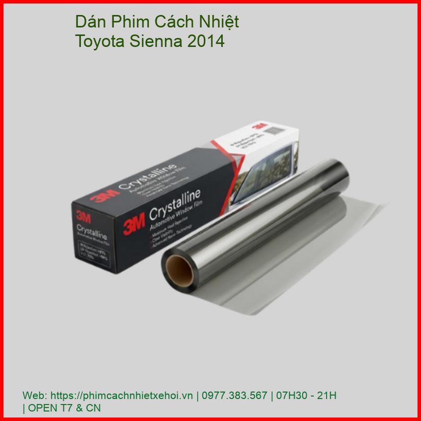 Dán Phim Cách Nhiệt Toyota Sienna 2014 Chính Hãng - Thi Công Nhanh Tại TPHCM chính hãng