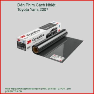 Dán Phim Cách Nhiệt Toyota Yaris 2007 Uy Tín Chuyên Nghiệp TPHCM