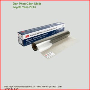 Dán Phim Cách Nhiệt Toyota Yaris 2013 Chính Hãng Uy Tín