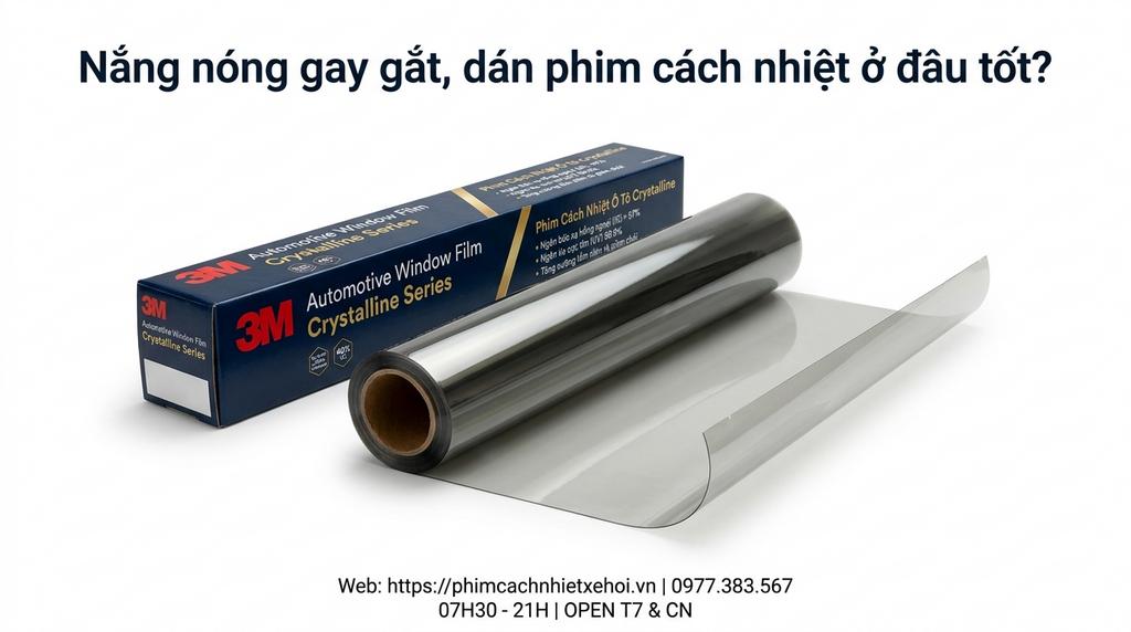 Nắng nóng gay gắt, dán phim cách nhiệt ở đâu tốt?