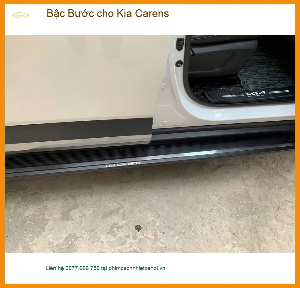 Anh Dũng lắp bậc bước cho Kia Carens Quận 9 tiện cho gia đình ảnh thực tế 3