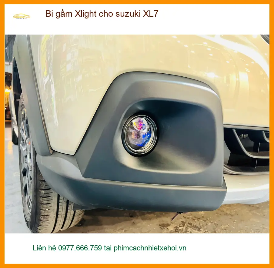 Anh Khôi độ bi gầm Xlight cho Suzuki XL7 tại Bình Chánh cải thiện tầm nhìn tối