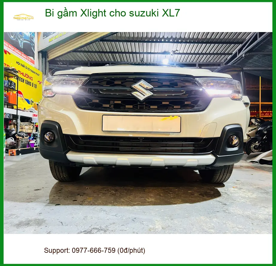 Anh Quang Minh độ bi gầm Xlight cho Suzuki XL7 tại Thủ Đức vì đèn zin không đủ sáng